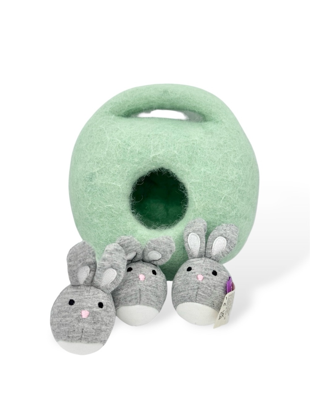 Lovevery Bunny Burrow Felt Toy Babbler Play Kit 13 14 15 Months